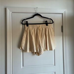 Love Tree Cream Athletic Shorts